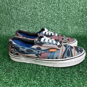Vans Era Van Doren Multi Color Stripes Aztec Skate Shoes Sneaker Men's Size 9